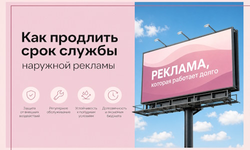 Как продлить срок службы наружной рекламы в  Красном Сулине
