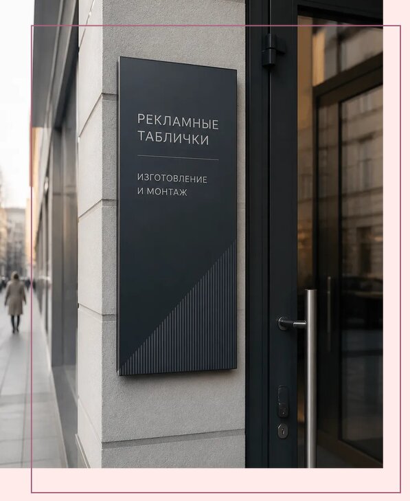 Рекламные таблички в Красном Сулине по цене от 4593 р. | Аванза-Крл
