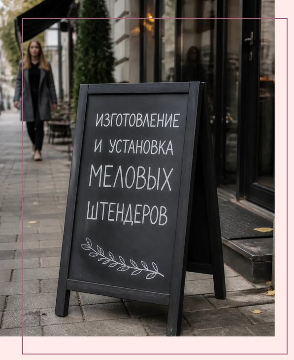 Меловые штендеры в Красном Сулине по цене от 6634 р. | Аванза-Крл